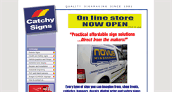 Desktop Screenshot of catchysigns.co.uk