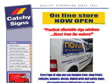 Tablet Screenshot of catchysigns.co.uk